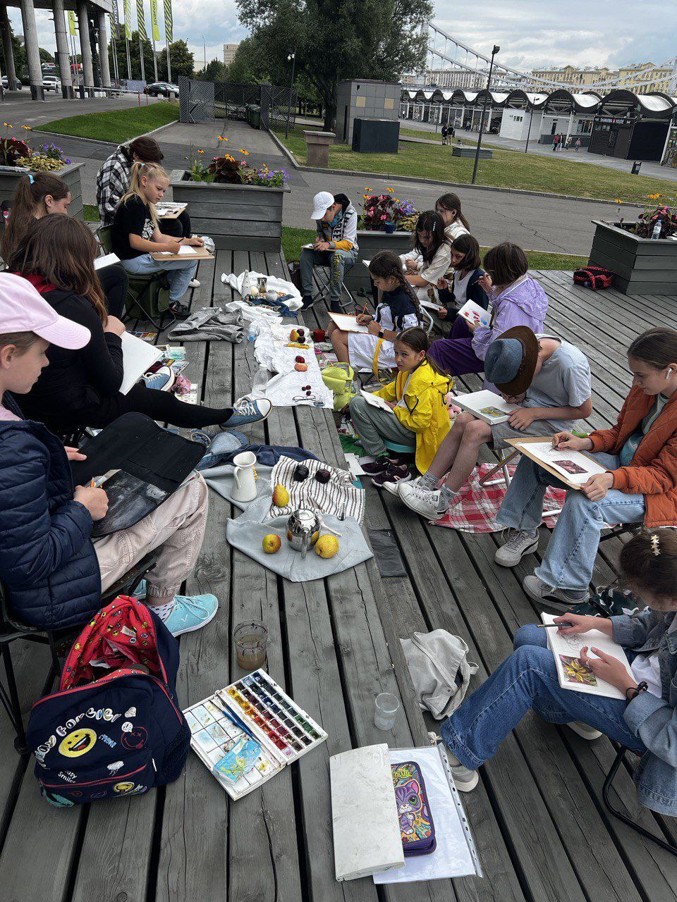 Художественная школа True Art School приглашает на пленэр в Москве