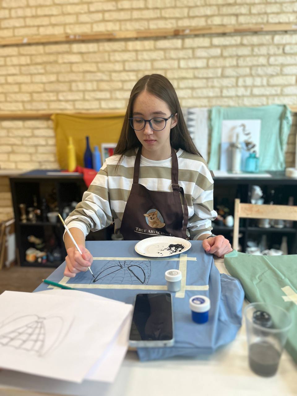 Мастер-класс в художественной школе True Art School