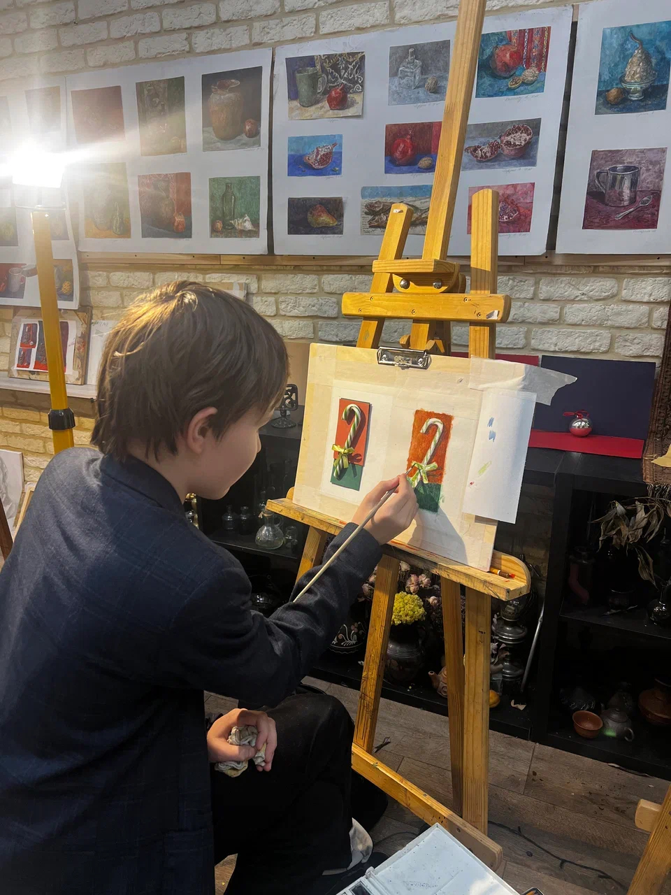 Мастер-класс в художественной школе True Art School